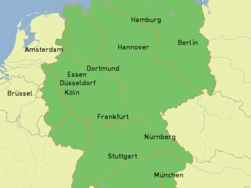 Standorte Messebauhelfer Deutschland