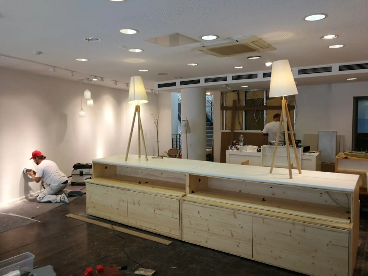 Ladenbau kurzfristig Handwerker finden Personalvermittlung